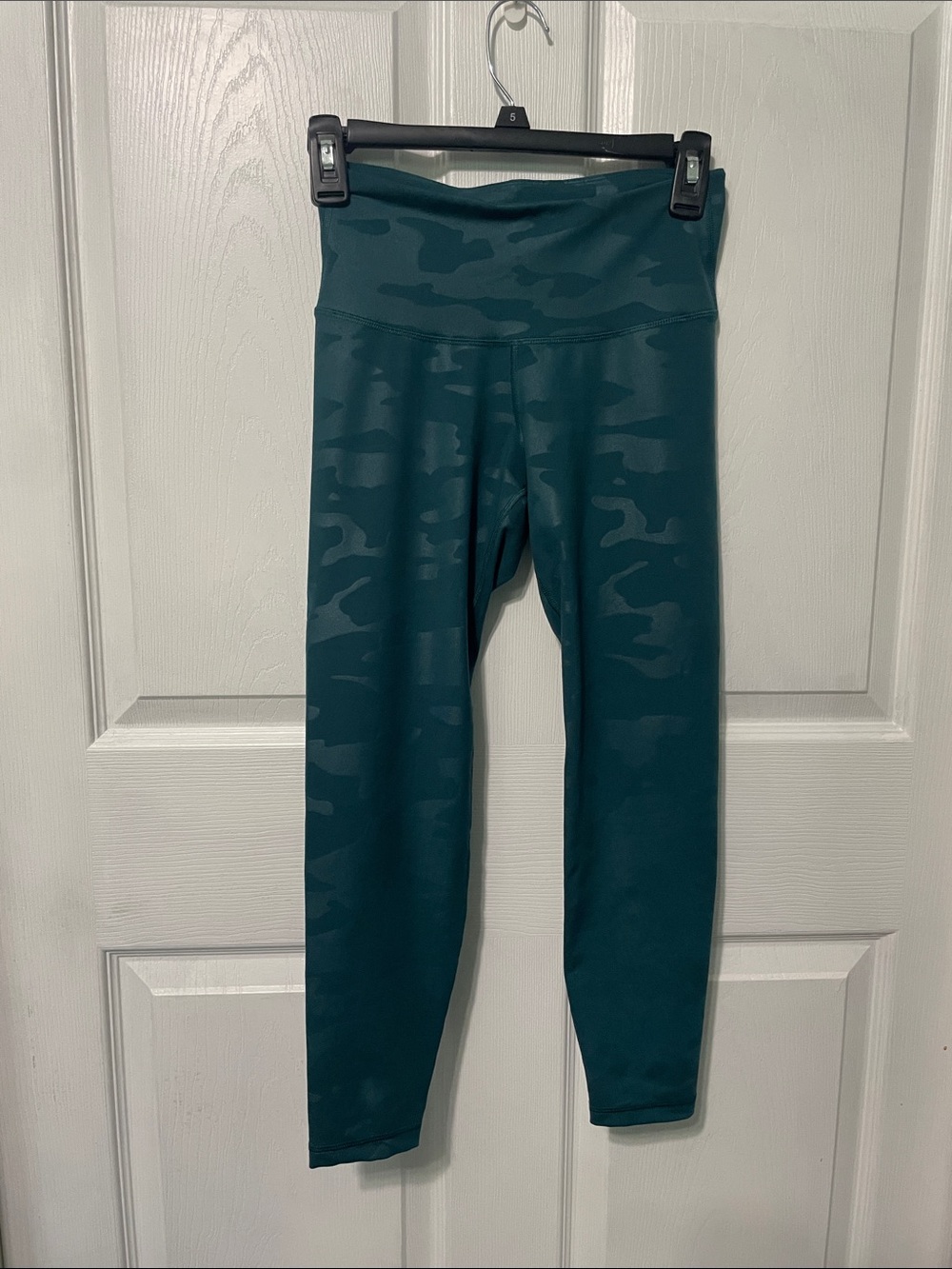 Active Dry High-Waist Teal Camo Leggings